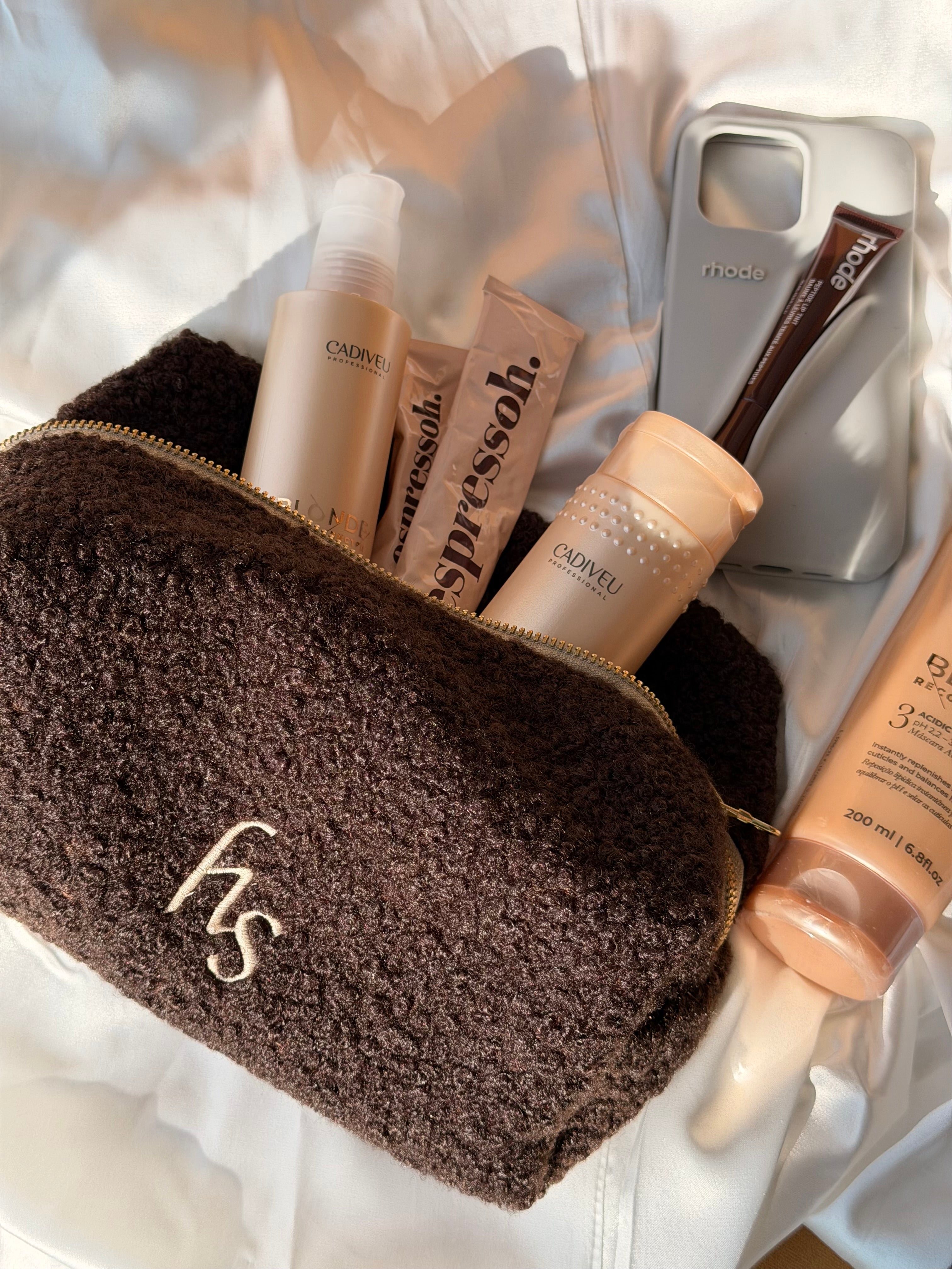 Teddy Beauty-case cioccolato