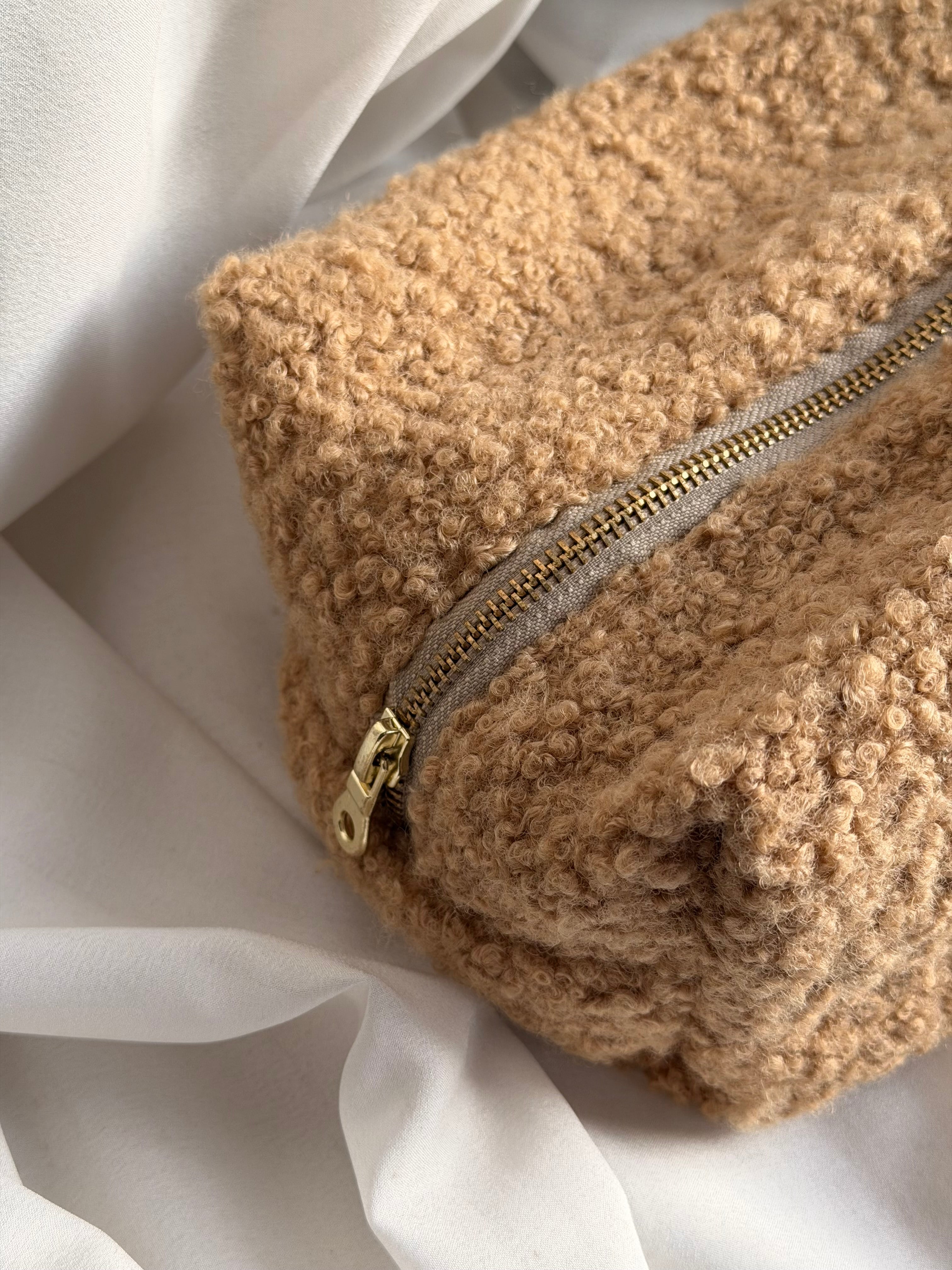 Teddy Beauty-case biscotto